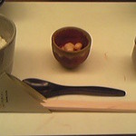 奈良町豆腐庵 こんどう - 豆乳、大豆含ませ、おぼろ豆腐です。豆乳の濃さとコクに驚きです。