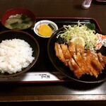 ちんや食堂 - 生姜焼きライス　¥850-