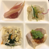 過門香 赤坂溜池山王店 - ４種前菜の盛り合わせ