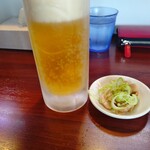 麺の風 祥気 - 生ビール@500