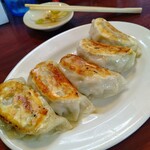 麺の風 祥気 - ジャンボ餃子@500