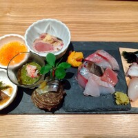 小野の離れ 博多本店 - 刺し盛り12点