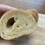 ナナパン - 黒糖塩ぱん。リベイク！香りがいいです！