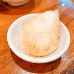 天ぷらめし 福松 - 卵の天ぷら