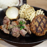 STEAK & CAFE by DexeeDiner - ミックスカットステーキ1600円