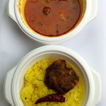 ガネーシュ - ５００えん『take outワンコイン弁当』(火曜日のみ販売で限定20個)