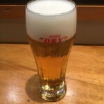馳走屋河の - 生ビール