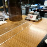 だるま製麺所 - 仕切り