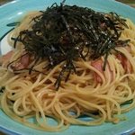 パスタ しゃべりたい - 納豆４５０円＋大盛り１００円