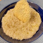 Parmesan cheese risotto