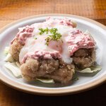 “Miyazaki style” thigh (chicken nanban style with tartar sauce and warm egg)