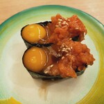 すし江戸 - サーモンユッケ