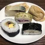 Idumatsu - 鯖寿司・いなり・おぼろ巻き・太巻き・白身巻寿司