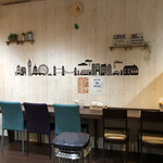 クレープショップMOGMOG - イートインコーナー