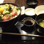 橙凛 - ねぎとろ定食　700円