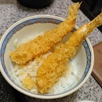 手打蕎麦 よしみや - 海老の小天丼（2本）