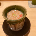 鮨 由う - 帆立の茶碗蒸し