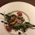 miyashita - フランス産仔羊のロースト、クスクス添えバルサミコのソース