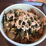 Sukiya - 明太高菜牛丼（並）