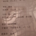 原始焼 日本酒 雨のち晴レルヤ。 - 