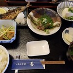 Iwashi Ryouriyoshi - いわしの塩焼きといわしの味噌たたき　1340円(税込)