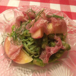 Primo Passo - 桃の冷製パスタ