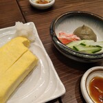 食堂 高ひろ - 玉子焼き、カニ味噌