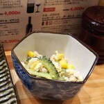 焼き鳥 ばかちん - トウモロコシとゴーヤのやつ