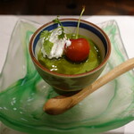 柳家錦 - 抹茶乗せプリン