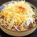 アーレス・コート - ねぎたっぷり牛丼（今週のサービス？）【2012/06/0*】