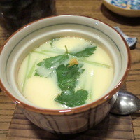 丸勘寿司 - 茶碗蒸し。ユズがいい香り