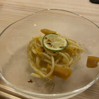 鮨 なんば 日比谷 - カラスミパスタ