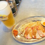 らあめん花月嵐 さがみ野駅前店 - 生ビール、ほろ酔いおつまみA