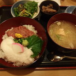 さかなや道場 - ねぎとろ山かけ丼