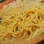 麺や 虎鉄 - 麺のアップ