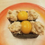 すし江戸 - うずら納豆