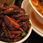 ドラゴン レッド リバー - まず、上に乗ってる唐辛子取ります。１２８本ありました