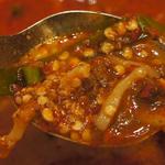 ドラゴン レッド リバー - 唐辛子のタネの間にスープが（笑）