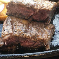 THE KINTAN STEAK - ダブルステーキのプライムハラミ 断面