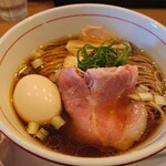 自家製麺 TERRA - テラ醤油(丸鶏100％清湯)味付き玉子 \950 \100