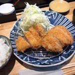 とんかつ七井戸 - とんかつ七井戸(特チキンかつ定食)
