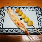 鳥ふじ - ささみ明太子と銀杏