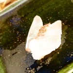 鮨おばな - 鯛 ５日熟成モノと当日モノ
