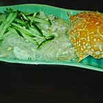 Tiem an HUONG VIET - 渡り蟹と春雨の野菜炒め