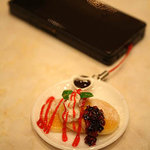 パンケーキママカフェ VoiVoi - お店の限定販売だったデビルズパンケーキのストラップ♪