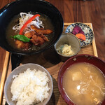 Kanna - 茄子主役　南瓜若鶏の揚げ出しみぞれあん　1000円