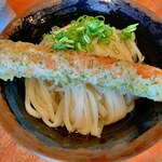 中村うどん - ひやひや大350円＋ちくわのてんぷら110円