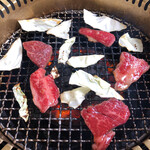 大阪屋 - 牛上さがり、黒毛カルビ