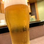 鮨処 多田 - 生ビール