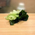 鮨処 多田 - 造り アマテカレイのツマ